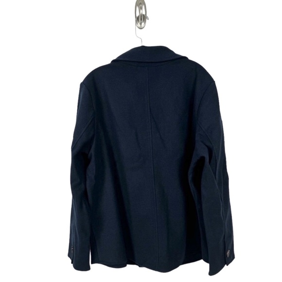 Croft & Barrow navy double breasted cropped jacket 2X - Picture 2 of 16